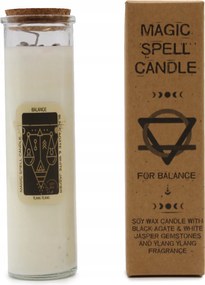 Szója illatgyertya Nagy Szándék Ajándék Üveg Díszes Egyensúly