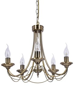 Csillár láncon MUZA 5xE14/40W/230V