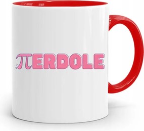 Bögre Piros Vicces Pie*dole Ajándék fényképes nyomtatással