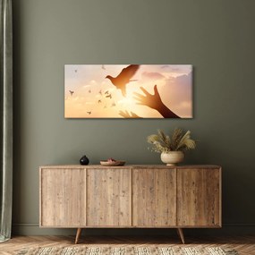 Kép - Galamb, repülj! (120x50 cm)