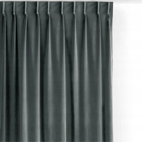 Filumi matt flexibilis velúr függöny konyhai Grafit 265x300