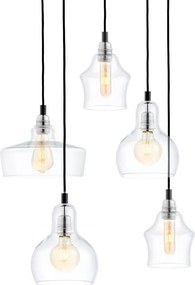Kaspa LONGIS 5 10526509 Függőlámpa 5x25W/E27 IP20