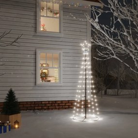 kúp alakú karácsonyfa 108 hideg fehér LED-del 70 x 180 cm