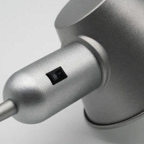 Brilo - Rugalmas állólámpa 1xE27/10W/230V ezüst