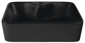 Sapho - Ráültethető mosdó BALENA 48x37 cm matt fekete