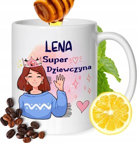 Bögre Lena Barátnők Feleségek Ajándék Nyomtatott Fehér 330ml