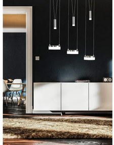 Wofi 7263.06.54.6000 - LED dimmelhető függeszték 3x7,5W + 3x1W