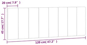 rózsaszín bársony fejtámla párna 120 cm