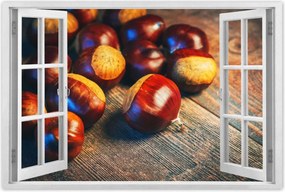 Poszterek 120x80 Dió a deszkán Bronz