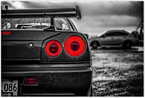 Poszterek 200x135 Sport Nissan Gtr Lámpák