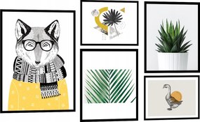 XXL Készlet 5db-os Festmények Maguk Nagy keret nélkül KP075