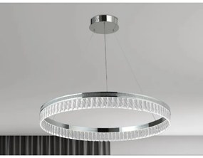 LED dimmelhető kábelre függesztett kristálycsillár THALIA LED/55W/230V 3000-6000K + távirányító