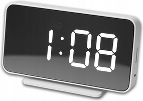 Ébresztőóra Elektronikus Óra Digitális Elegáns Asztali Hőmérő Álló Led