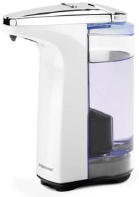 Fehér automata műanyag szappanadagoló 237 ml - simplehuman