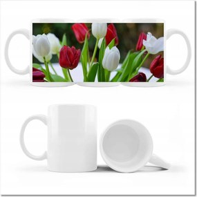 Fotó bögre Tulipánok Virágok