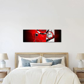 Az absztrakció képe (órával) (90x30 cm)