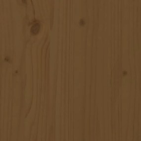 mézbarna tömör fenyőfa ágyfejtámla 80,5 x 4 x 100 cm