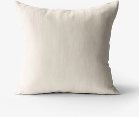 Goldea lenvászon keveréket tartalmazó párnahuzat - elefántcsont 30 x 50 cm