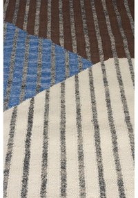 Kék-barna pamut szőnyeg 160x230 cm Hampton – Dutchbone