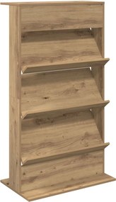 vidaXL Magazin állvány Artisan tölgy 70 x 41 x 126 cm Faanyag