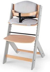 KINDERKRAFT - Kárpitozott baba etetőszék ENOCK szürke