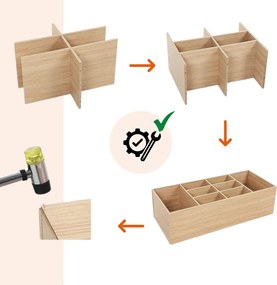 GABI cipősszekrény párnázott ülőkével, 10 rekesz, 104x30x48cm, szürke/világosbarna Jurhan