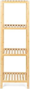 Natúr színű bambusz fürdőszobai polcos állvány 37x110 cm Skaren – Bonami Essentials