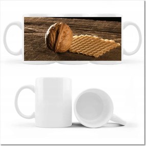 Fényképes bögre Diós ostya