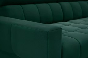 Nardo Maxi kinyitható sarokkanapé, bal oldali - zöld Bluvel 78 velúr