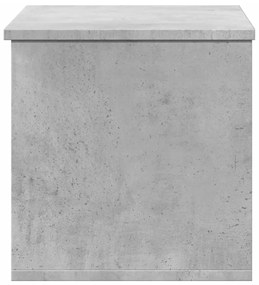 betonszürke szerelt fa tárolóláda 60 x 35 x 35 cm