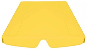 sárga csere ponyva kerti hintaágyhoz 150/130 x 105/70 cm