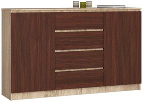 Komód Koa (szonoma tölgy + wenge). Akció -17%. 1069402