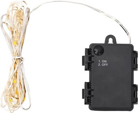 vidaXL LED-es fényfüzér 66 LED-del és légfúvóval 660 cm