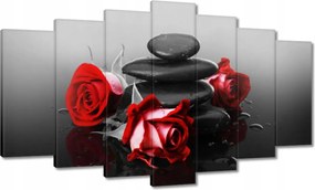 Vászonkép 140x80 Vörös rózsák Spa