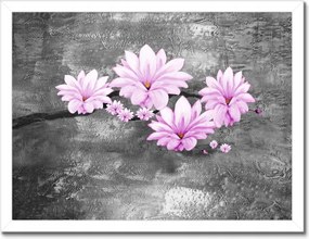 Poszterek keretben 40x30 Magnólia virágok