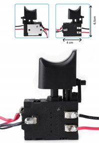 DC 12 V-21 V 16A vezérlőkapcsoló Akkus fűrészek, fúrók