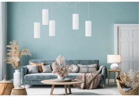 Csillár zsinóron ZIK 5xE27/40W/230V pók fehér