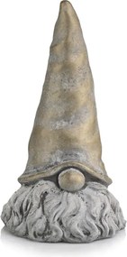 Karácsonyi manó kerámia antik arany 19 cm