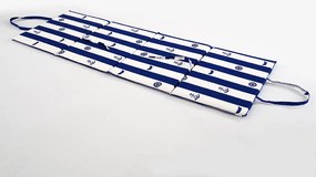 Tengerparti nyugágy CSÍK ÉS HORGONY 137x49 cm, kék-fehér