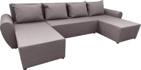 Univerzális ülőgarnitúra, szürkésbézs Taupe, DAKAR NEW U