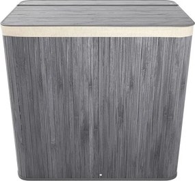 Bambusz szennyestartó kosár 150 l fedéllel és zsákkal