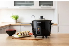 Sencor - Rizsfőző 300W/230V 0,6l fekete