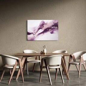 Kép - Lila folyadék művészet (90x60 cm)