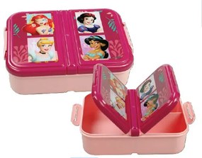 Disney Hercegnők több rekeszes uzsonnás doboz, szendvicsdoboz