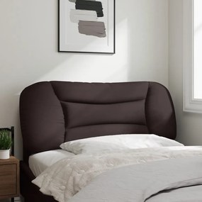 sötétbarna szövet fejtámla párna 100 cm