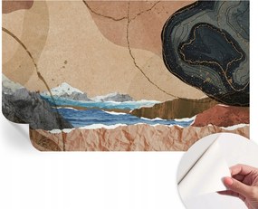 Matt öntapadós fotótapéta falra Absztrakt tájkép 416x254 cm