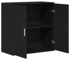 Fekete tölgy oldalbüfé 79x38x80 cm Szerelt fából