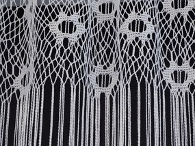 Mg Spagetti Függöny háló Horgolt zsinór 26055 300x160 Fehér