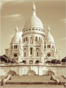 Fotótapéta flizelin Bazilika Sacré-Cœur Párizs eleganciája 206x275 +ragasztó