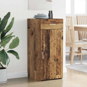 Széf fiókkal kézműves tölgy 42.5 x 40 x 93 cm Faanyag